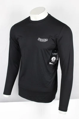 Camisa de manga larga Volcom Stone Pistol para hombre Thrashgaurd calce suelto negra UPF 50+ Foto 1 de 3
