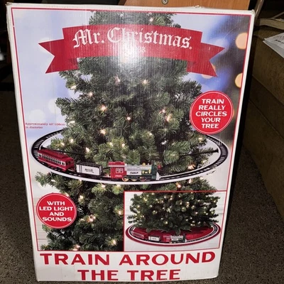 MR CHRISTMAS Mr. Christmas Animated Train around the tree with LED lights and sounds. NEW