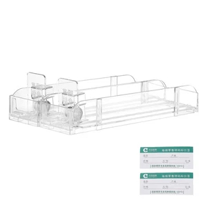 2 piezas vitrina de cigarrillos estuche automático de cigarrillos estuche de empuje automático (transparente) - Imagen 1 de 11
