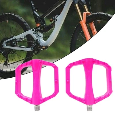 Mountain Bike Pedals Versatile Smooth DU Bearing Aluminum Alloy Nylon Fiber - Image 1 of 2