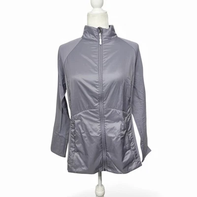 Kyodan Outdoor Full Zip Lightweight Jacket Women M Lilac Athletic Windbreaker - Image 1 of 4