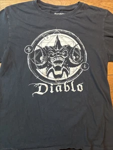 Diablo Loot Crate T Shirt Black Blizzard Video Game Loot Gaming Mens Medium - Picture 1 of 9