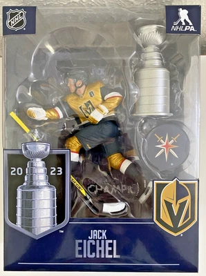 Figura McFarlane Jack Eichel NHL Stanley Cup - Vegas Golden Knights 7" Foto 1 de 4