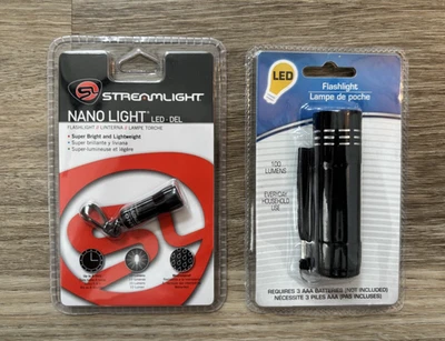 NEW Streamlight Nano Light Mini Keychain Zipper Pull Flashlight LED + BONUS - Image 1 of 4