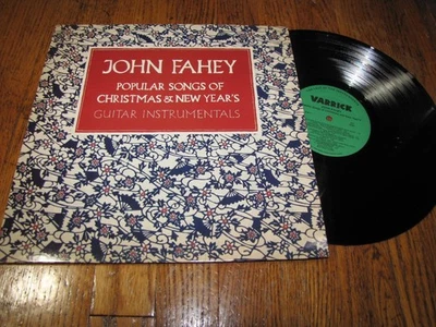 JOHN FAHEY  POPULAR SONGS OF CHRISTMAS & NEW YEAR GUITAR INSTRUMENTA LVARRICK LP Foto 1 de 2