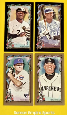 Allen & Ginter 2023 - MINI - 2 bordes dorados - 2 bordes negros juego de 4 piezas Foto 1 de 4