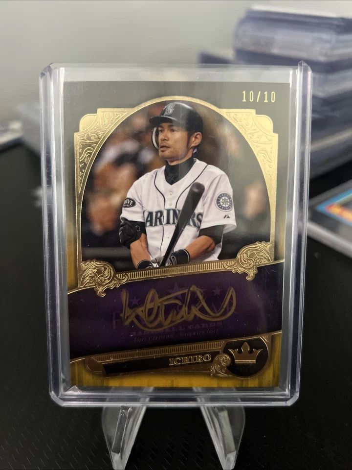 Topps Five Star 2022 Ichiro Suzuki automático/10 Seattle Mariners Salón de la fama #BR-1 Foto 1 de 3