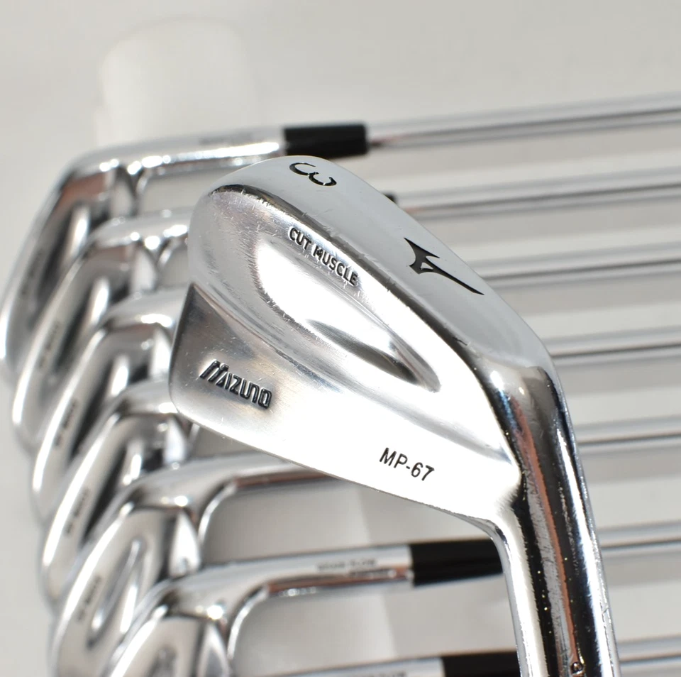 Mizuno MP-67 Forged 8p 3-4-5-6-7-8-9-Pw RH Golf Club Iron Set DG S300 Stiff Club - Image 1 of 4