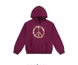 Levi’s Girl’s Hoodie Raspberry Radiance M 7/8 - Picture 1 of 4