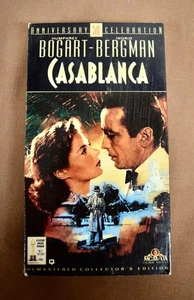 Casablanca VHS tape, 50th Anniversary Celebration, vintage but never used - Picture 1 of 6