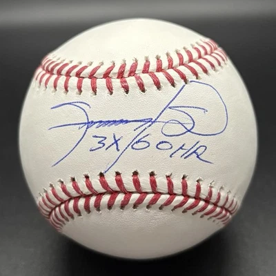 Béisbol autografiado Sammy Sosa "3x 60 HR" (BAS) Foto 1 de 2