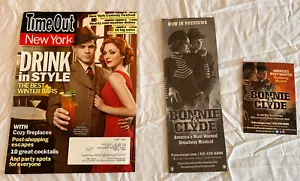 Bonnie & Clyde Broadway Musical Zeitungs-/Zeitschriftenanzeigen (sehr selten) Jeremy Jordan - Bild 1 von 1