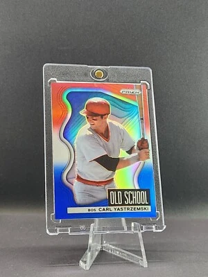 Panini Prizm 2022 - Old School rojo blanco y azul Prizm #OS-8 Carl Yastrzemski Foto 1 de 4