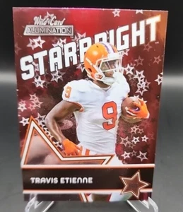 TRAVIS ETTIENE 2021 Wild Card Alumination STARBRIGHT RC #SB9 CLEMSON/JAGUARS  - Picture 1 of 3