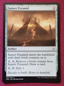 Magic The Gathering HOUR OF DEVASTATION SUNSET PYRAMID artifact card MTG - Picture 1 of 2