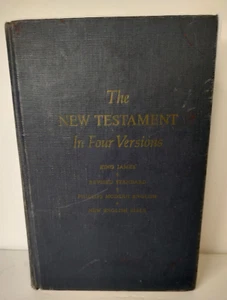 VTG The New Testament In Four Versions Bible KJV RSV NEB Phillips Modern English - Picture 1 of 11