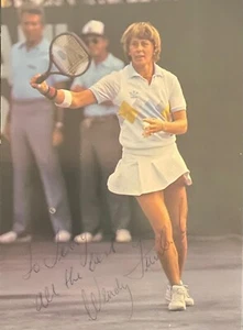 WENDY TURNBULL autographed photo card - Tennis - Picture 1 of 2