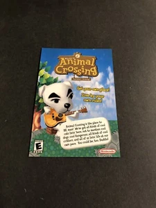 animal crossing gamecube insert - Bild 1 von 2