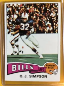 1975 Topps - #500 O.J. Simpson - Picture 1 of 2