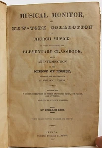 Musical Monitor or New-York Collection of Church Musick 1825 Ithica, New York - Imagen 1 de 7