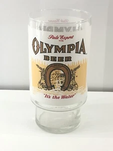 Huge Vintage Olympia beer glass- 32 Oz - Picture 1 of 4