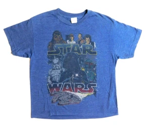 2012 Star Wars Blue Youth TShirt SZ M - Picture 1 of 3