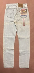 Vintage Levis 505 Jeans, Herren Blau Regular Fit, Deadstock Neu mit Etikett Größe 29x34 - Bild 1 von 3