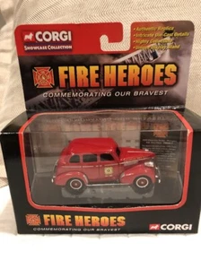 Corgi Fire Heroes CS90013 Chevrolet Sedan Car Chief Memphis F.D. 1/64 2001 chevy - Picture 1 of 5