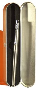 "Parker" Classic Flighter Chrome&CT Made in UK 1986's Thin Fountain pen - Imagen 1 de 20