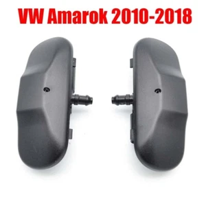 2Pcs Front Windshield Wiper Washer Hood Jet Sprayer Nozzle For VW Amarok 10-18 - Picture 1 of 10