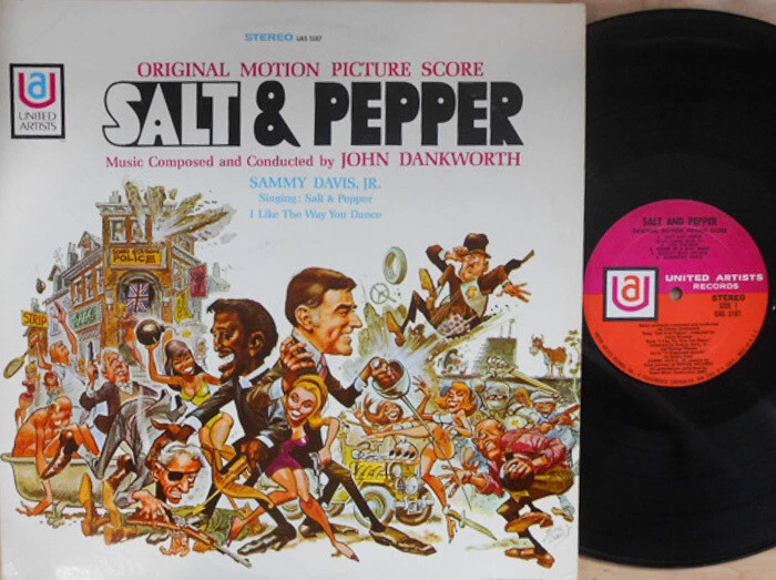 Salt & Pepper ORIG US Movie Score EX ’67 John Dankworth UAS5187 Sammy Davis Jr - Image 1 of 1