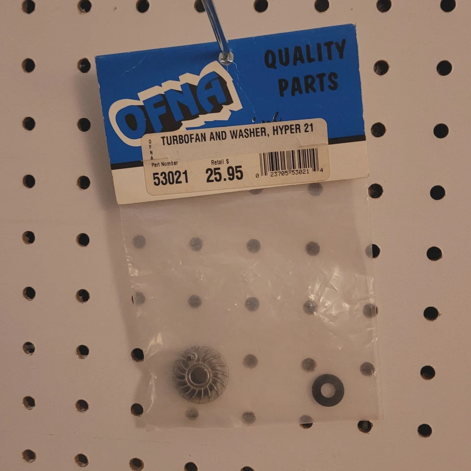 Vintage OFNA Racing 53021 TurboFan & Washer: Hyper 21 NOS NIP - Image 1 of 1