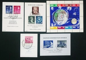GERMANY - DDR 1954 -1 963 Selection of better Used Blocks - Picture 1 of 1