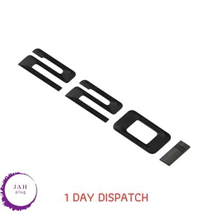 220i MATT BLACK REAR BOOT LID TRUNK BADGE EMBLEM LETTERING FOR BMW 2 SERIES - Picture 1 of 3