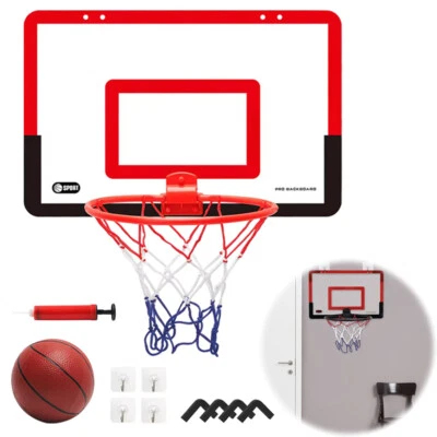 Mini Basketballkorb Indoor Basketball Basketballanlage + Pumpe & Ball für Zimmer - Bild 1 von 4