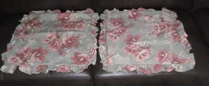 Lot of 2 LAUREN Ralph Lauren sage green Shetland Manor PILLOW COVERS  18" X  18" - Picture 1 of 3