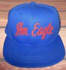 Mens American Eagle Royal Blue Hat Snapback Adjustable Cap One Size