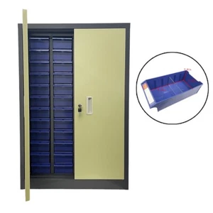 48 Drawers Bolt and Nut Tool Storage Cabinet Parts Cabinet Tool with Door - Picture 1 of 14