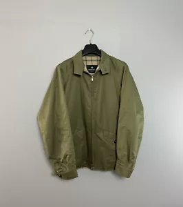 Men's Grenfell England Golfer Olive Green Harrington Jacket Size 42 - Picture 1 of 10
