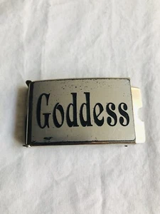 Goddess Belt Buckle For A Cloth Belt - Picture 1 of 2