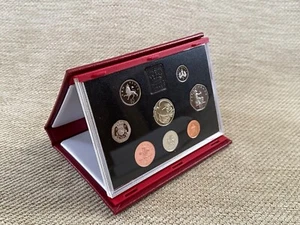 Royal Mint Deluxe Proof Coin Set Red Leather Case COA Choose Year Birthday - Picture 1 of 55