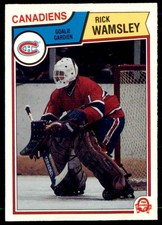 1983-84 O-Pee-Chee Rick Wamsley / Montreal Canadiens #201
