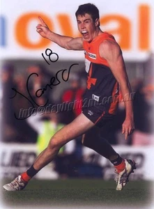 Signed GWS Giants AFL 28 x 18cm Photo - Jeremy Cameron - Proof COA - Picture 1 of 3