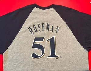 MILWAUKEE BREWERS TREVOR HOFFMAN Majestic Baseball Jersey Shirt Mens XXL MLB HOF - Picture 1 of 9