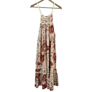 JOYFOLIE Mia Joy Girls Size 12 Irvette Pink Floral Maxi Boho Sleeveless Dress - Picture 1 of 9