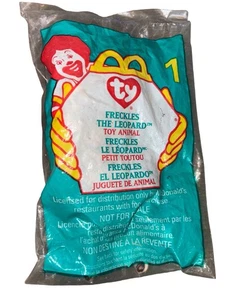 McDonald's Happy Meal Toy Ty Freckles The Leopard Toy 1 New 1999 - Picture 1 of 2