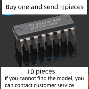 Set 10 pezzi originale SN74HC595N in linea DIP-16 uscita tri-stato 2V~ 6V - Foto 1 di 5