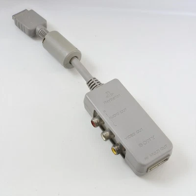 PS1 Official AV ADAPTOR SCPH-1160 SONY for Playstation SCPH-5500 Only D d717 - Image 1 of 4