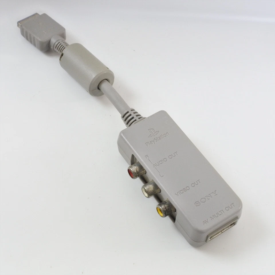 PS1 Official AV ADAPTOR SCPH-1160 SONY for Playstation SCPH-5500 Only D d717 - Image 1 of 4