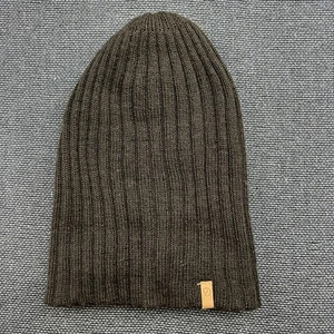 Fjallraven Byron Thin Beanie Hat One Size Wool Brown Lightweight - Picture 1 of 6